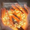 1PC 118.11/196.85 Battery Box Wreath LED Wedding Decoration Home Party Decoration Fairy String Light