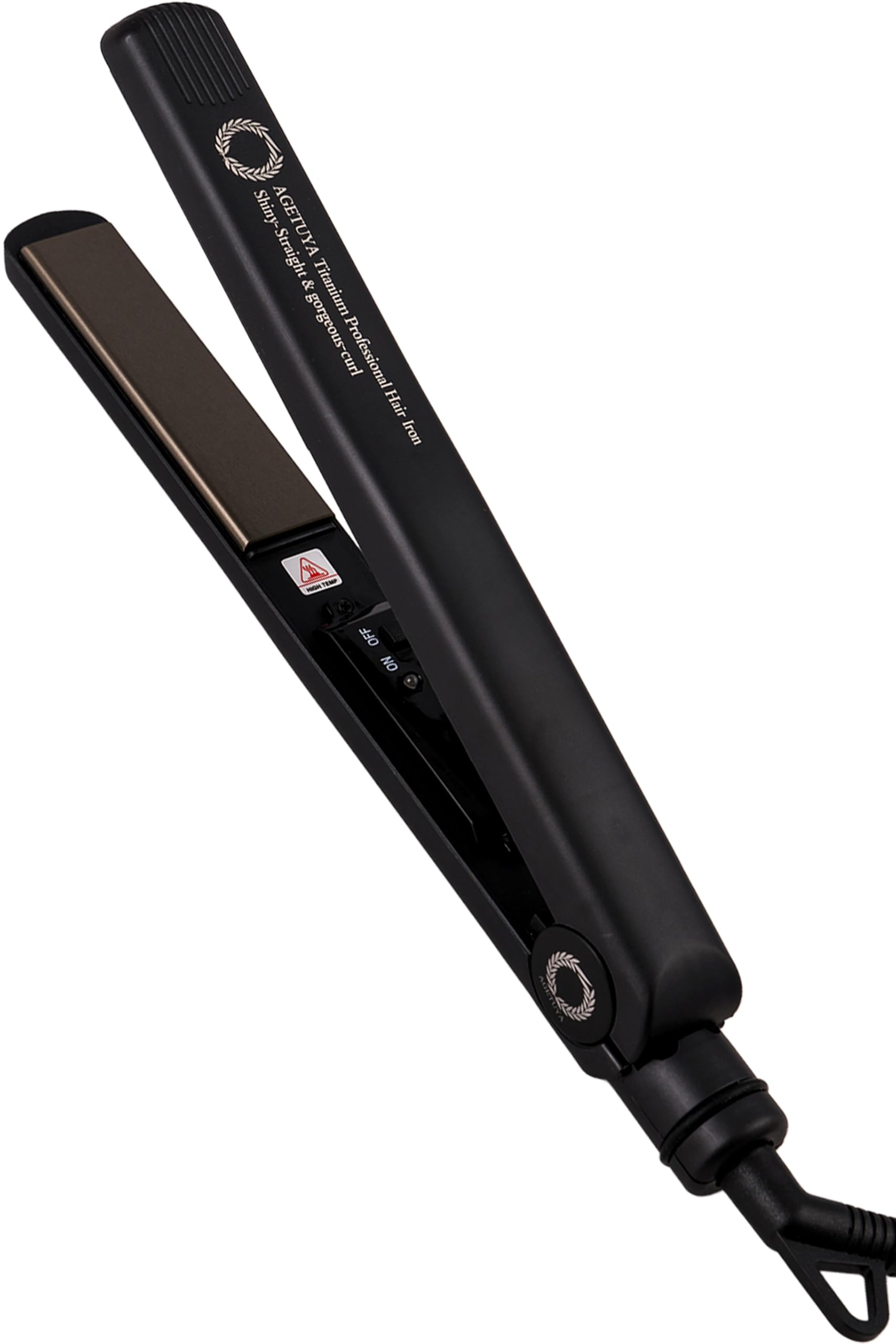 agetuya Titanium 220℃ Straight Hair Iron