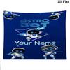 ASTRO BOT Custom Name Wall Tapestry Aesthetic Wall Hanging Printed Fabric Blanket Decorative Tapestries for Bedroom Living Room Home Decor