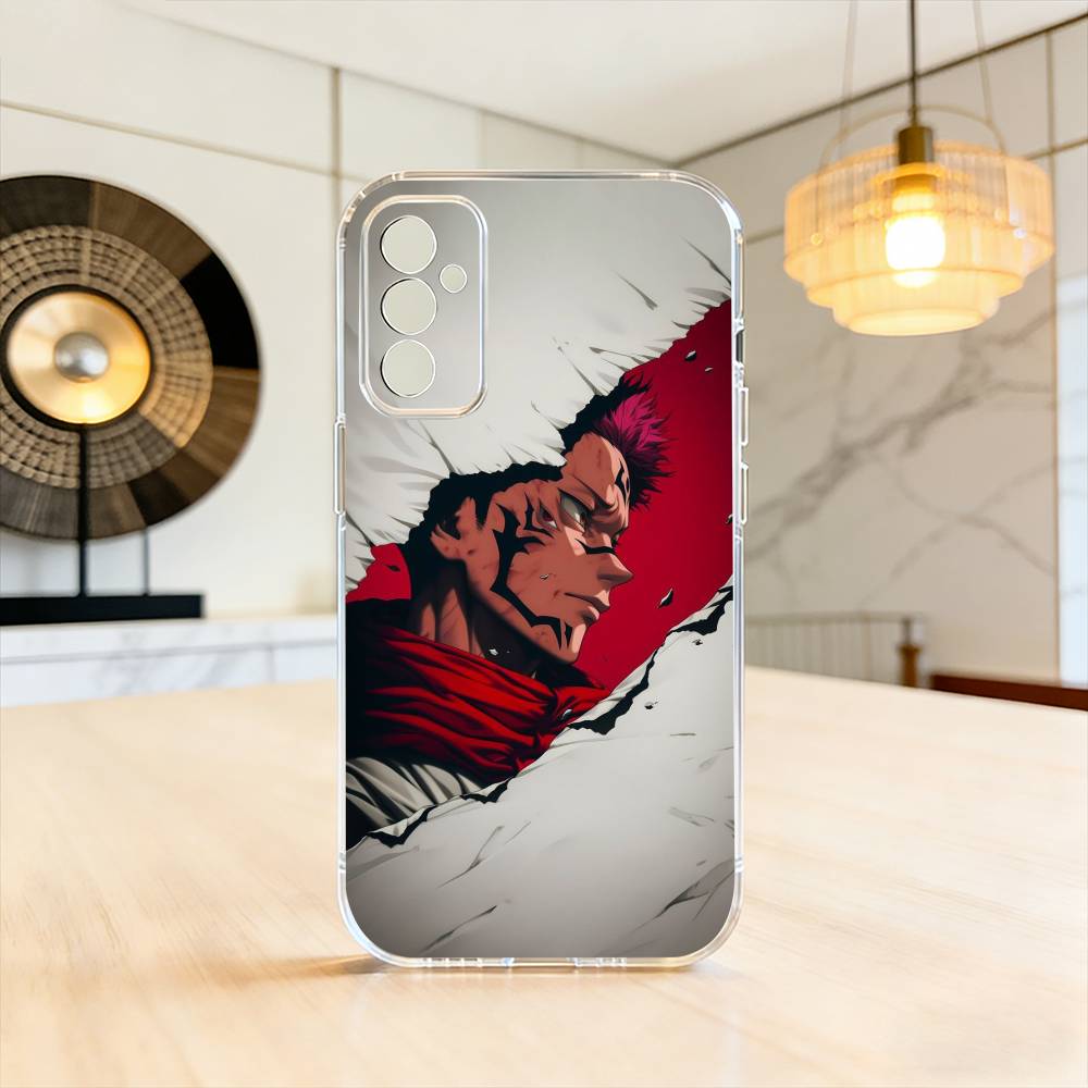 J-Jujutsu K-Kaisen Itadori Y-Yuji Phone Case For SamsungA10,12,20,21S,30,31,40,50,51,52,70,71 Transparent Cover