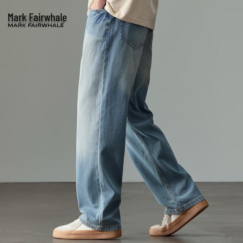 Mark Fairwhale Men's Loose Straight-Leg Jeans