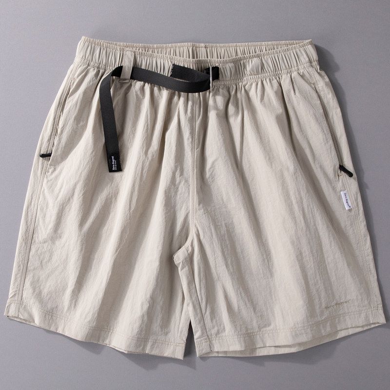 Shorts Men's Summer New Arrival Three-Proof Elastic Waist Lightweight Cropped Pants Quick-Drying Loose Outdoor Casual Functional Beach Pants