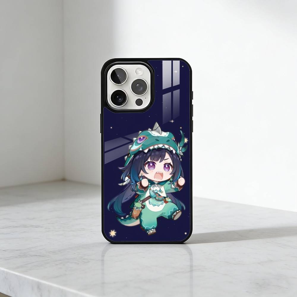 Genshin Fan-made Characters Phone Case For iPhone17,16,15,14,13 Plus,Pro Max Magnetic For Magsafe Wireless Charging