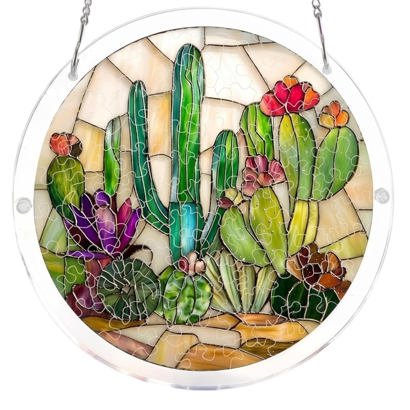 

Acrylic Puzzle Toy Sun Catcher Window Decoration Three Layers Single Layer 2mm 2D Hanging Ornament for Indoor Use One Size