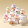 9 Stück/Set Doubao Figurenspielzeug Hut Kaninchenfigur Schreibtischdekoration Modell Ornamente Spielzeug Jungen Mädchen Weihnachtsgeschenke