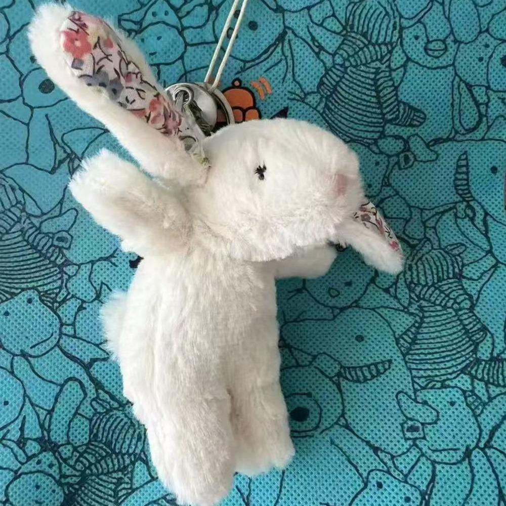 Zábavný želé plochý náhradní přívěsek croissantová koule klíčenka taška dekorativní plyšová hračka dárek