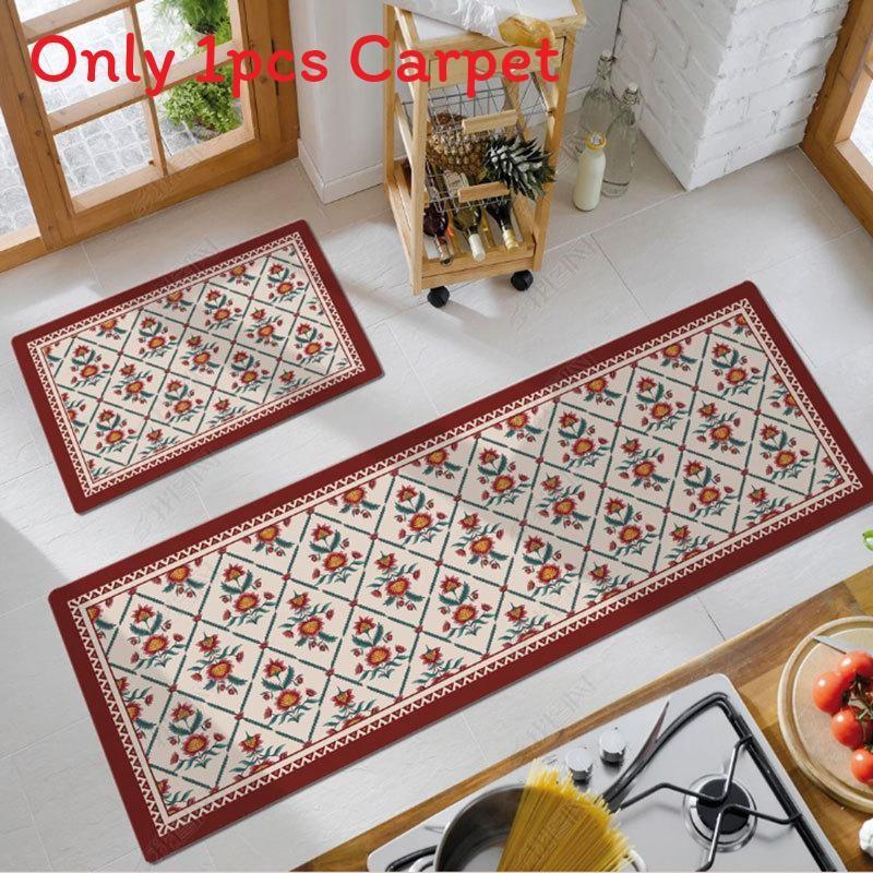 Pvc Long Rectangular Kitchen Floor Mat Waterproof Oilproof Nonslip For House Kitchen