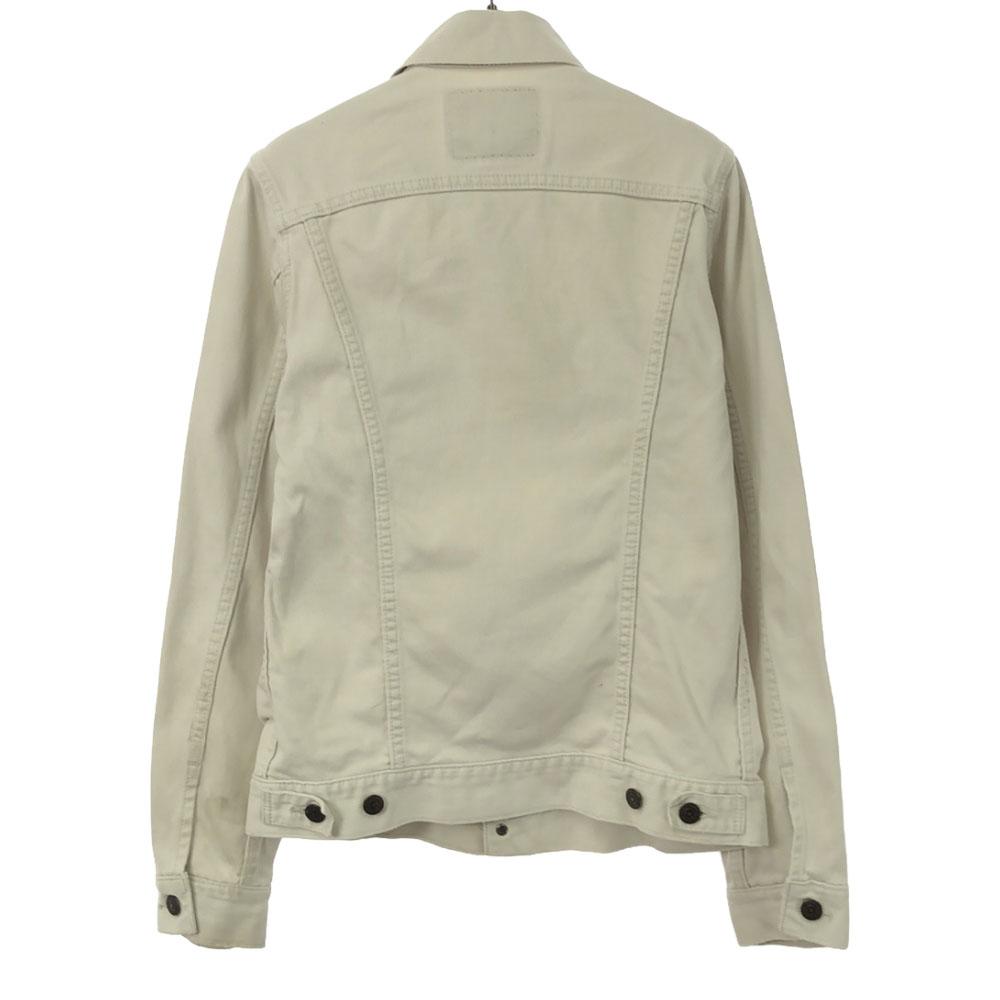 Džinová bunda typu tracker Piqué vyrobená v Japonsku 40 bílá Dámská Použitá