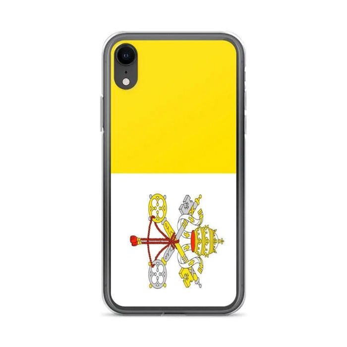 Coque - PIXELFORMA - iPhone XR - Drapeau Du Vatican - Protection Complète - Silicone Souple