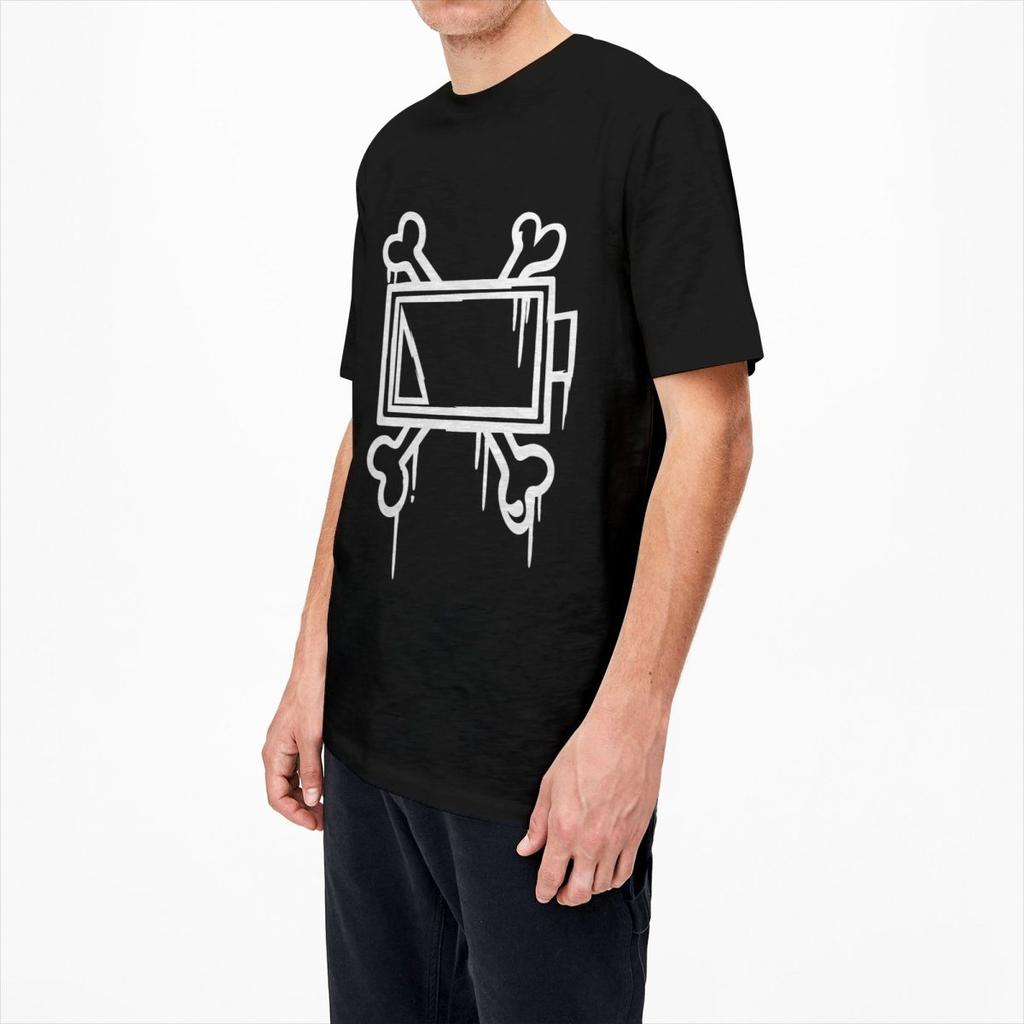 Uzi Doorman Bone Batttery Men Women T Shirt Murder Drones Fashion Tee Shirt Short Sleeve O Neck T-Shirt Cotton Plus Size Clothes