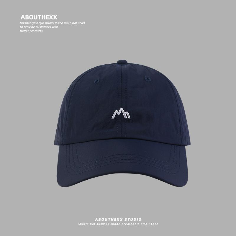 Lightweight Quick-Dry Baseball Cap Unisex Soft Top Breathable Sun Hat with Mountain Embroidery Sports Adjustable Caps for Summer