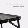 Portable Adjustable Folding Iron Mesh Table