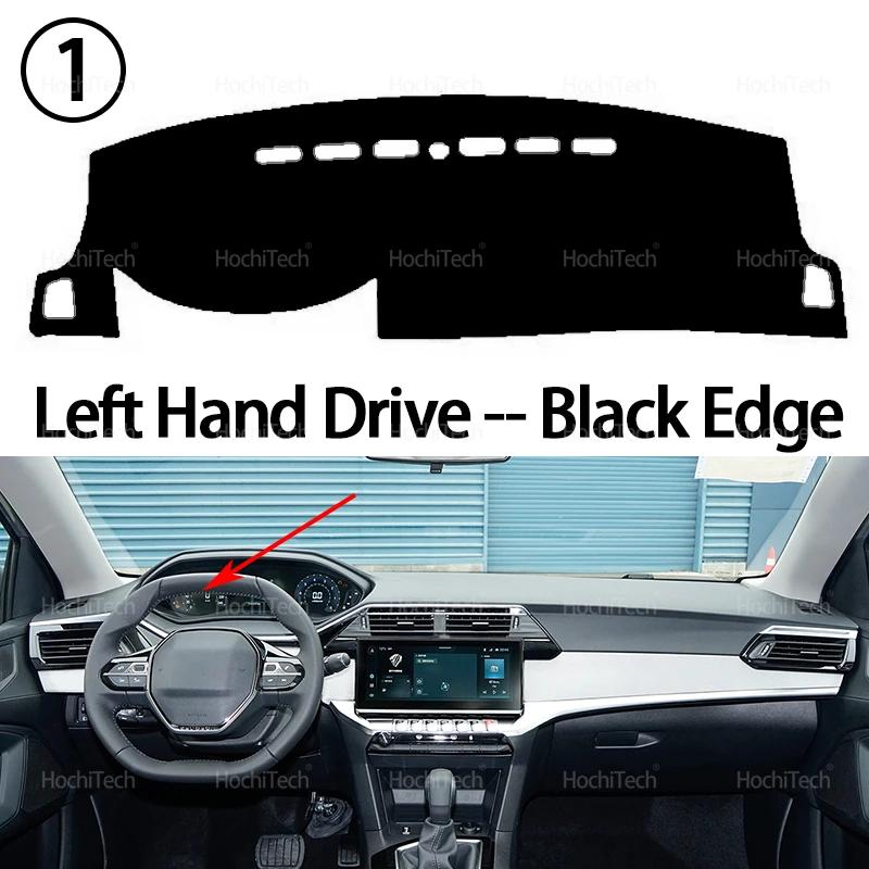 Dash Board Mat for Peugeot 408 2024 2025 Car Dashboard Cover Avoid Light Pad trument Platform Cover Mat Carpet LHD