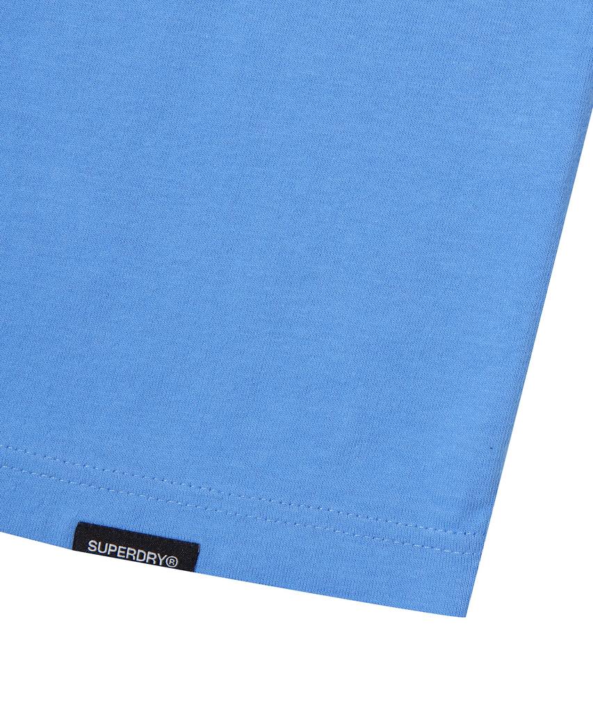 Syupeodeulai Vintage Logo T-Shirt Blue