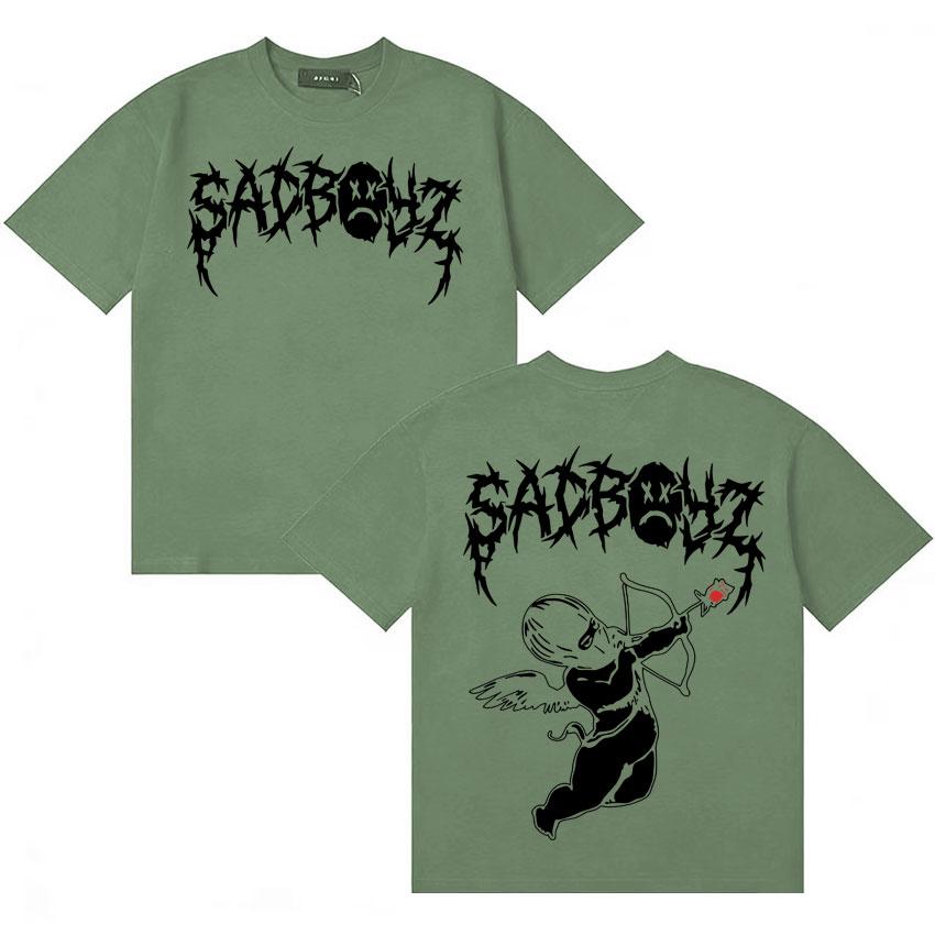 

Rapper Junior H Sad Boyz Ya No Quiero Nada T Shirt Unisex Women Fashion Short Sleeve Double Sided Print Pop Oversized Tee Teenagers 4XL