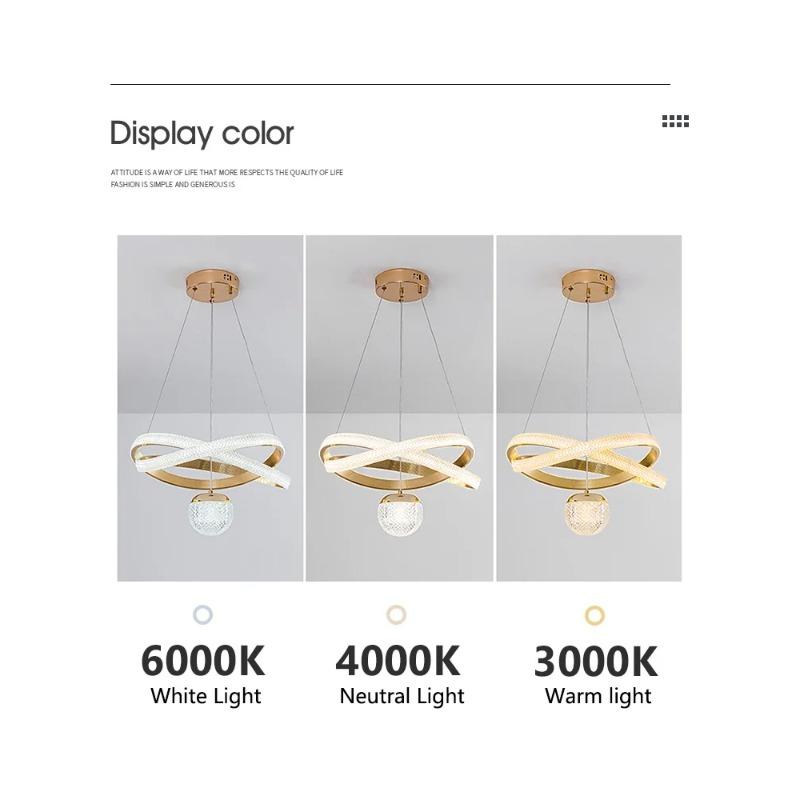 Light Luxury Dining Room Chandelier Designer Modern Minimalist Art Three-head Nordic Bedroom Round Table Dining Room Lamp