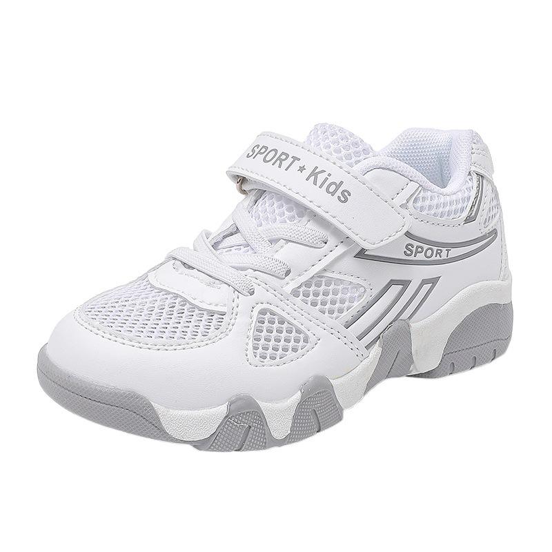 68 Classmates Mesh Sneakers Breathable Children's Mesh Shoes Boys School White Shoes