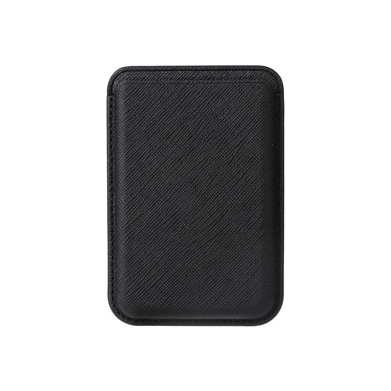 Business Sle Starke Magnetische für Magsafe Kartenhalter für IPhone 17 Pro Max Samsung S26Ultra Karbonfaser Saffiano Leder Geldbörse