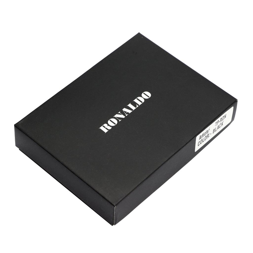 Großer abschließbarer Herren-Lederportemonnaie RFID Ronaldo