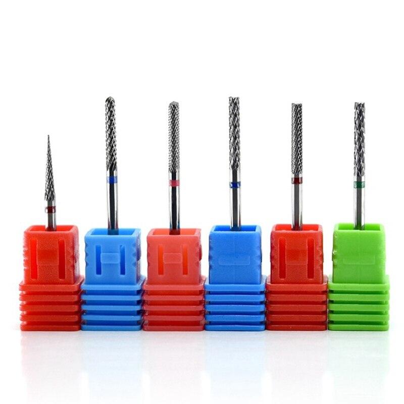 kads 15 Sizes Diamond Milling Cutters Manicure Nail Drill Bits Elecric Machine Polishing UV Gel Cuticle Bit Pedicure Nails Accessories