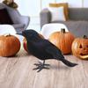 Halloween Bird Decor with Artificial Crows for Garden and Party