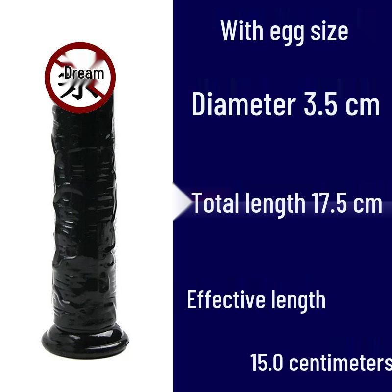 Crystal Jelly Suction Cup Dildo - Transparent Female Masturbator Fake Penis