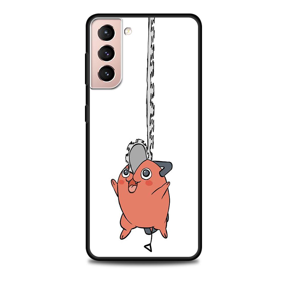 

Милый чехол Chainsaw Man для Samsung Galaxy S22 Ultra Чехол для телефона S21 S20 FE S10 S9 S8 Plus S10e S7 Edge Черный Мягкий Силиконовый Чехол Samsung A51 4G