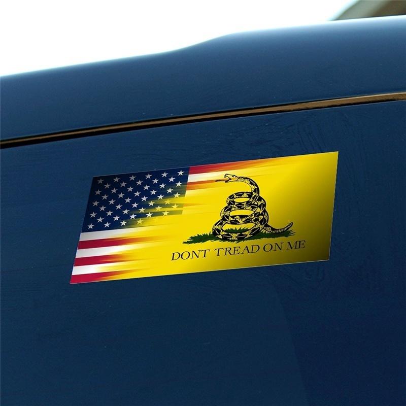 Neue 3 Stück Dont Tread On Me Gadsden Flag Vinyl Aufkleber Aufkleber Autoaufkleber