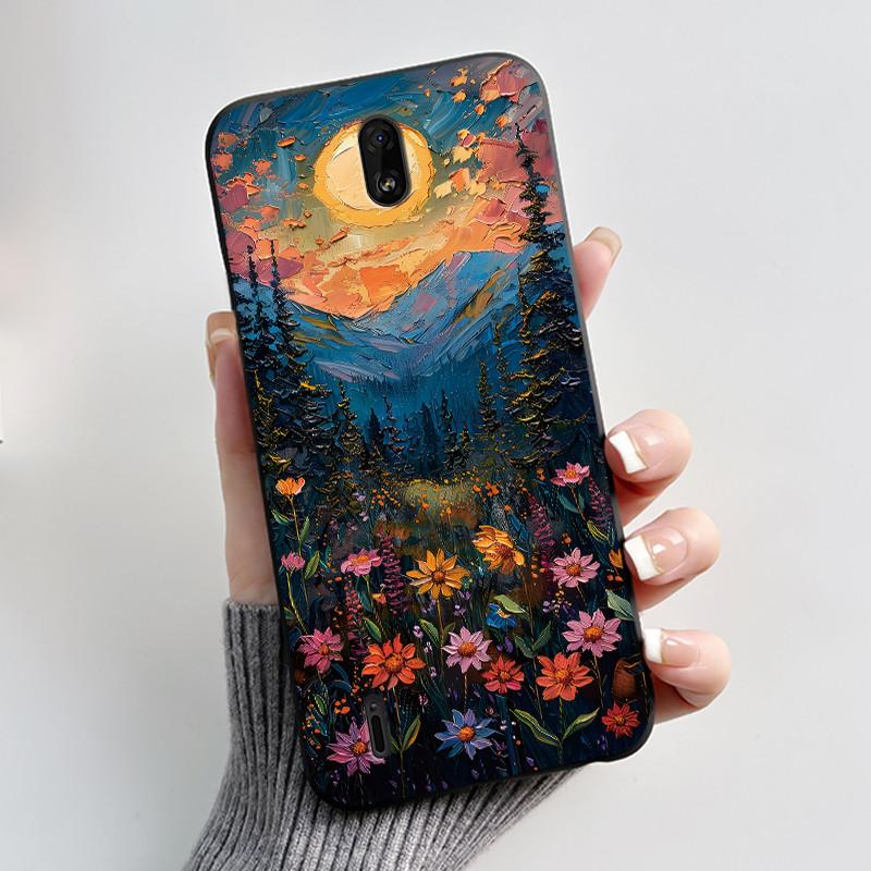 Cute Rabbit Love Heart Funny Phone Case For Nokia C1 Plus C2 Case Soft Silicone Back Cover For NokiaC1 C 1 Plus Fundas C 2 Coque
