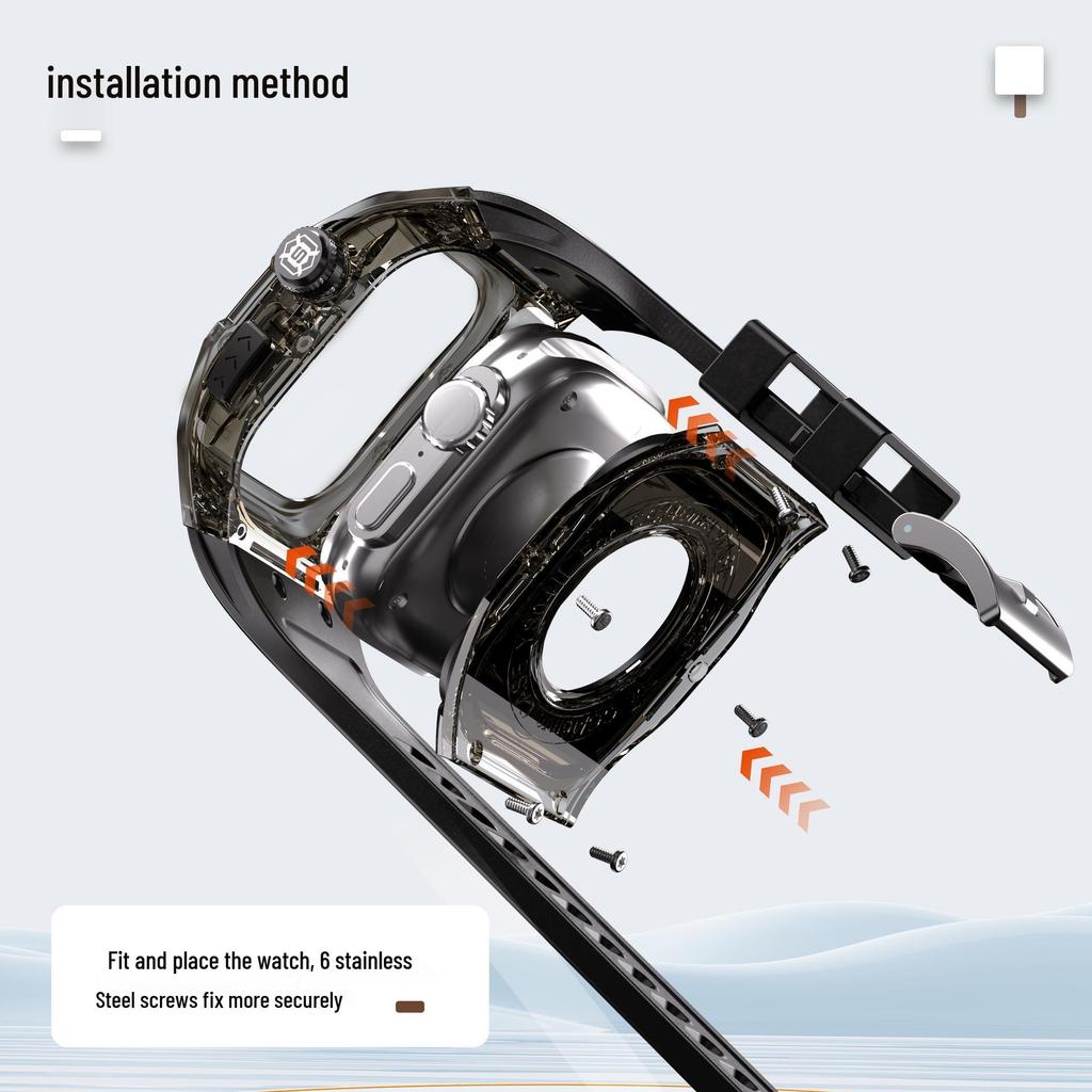 Custodia Impermeabile Sportiva da Esterno per Apple Watch S10 46mm - Personalizzata e Protettiva