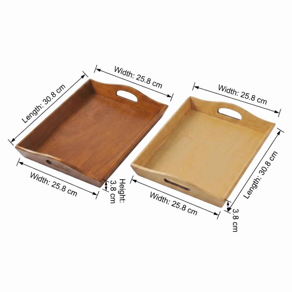 Rectangular Food Serving Tray Smooth Desktop Tray Exquisite Multi Purpose Tray Home Tea Serving