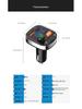 F07 Car Charger with Bluetooth MP3 Player, Digital Display, FM Transmitter, and Dual USB Ports