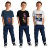 Five Nights At Freddys Childrens/Kids Collage T-Shirt (Pack of 3)