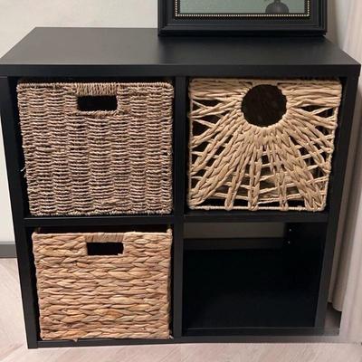 Kaki Papier Touw Opbergmand: Speelgoed, Snack & Grid Kast Organizer