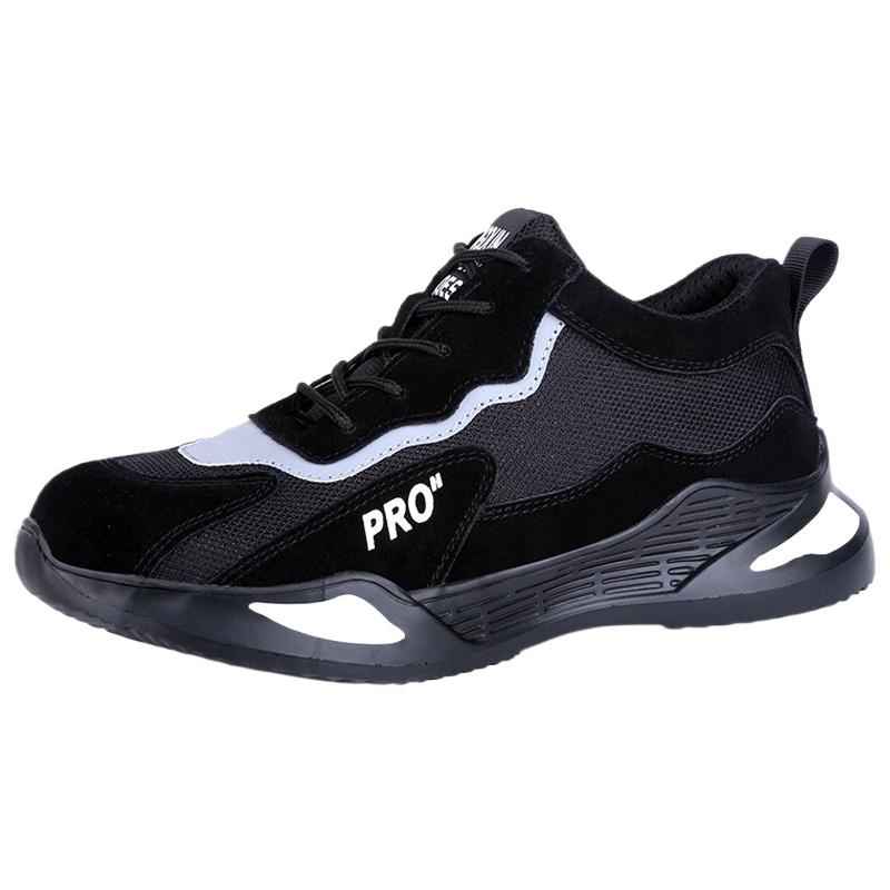 Arbeitsschutzstiefel, bruchsichere und durchstichfeste Arbeitsschuhe, Herren-Arbeitsschuhe mit Stahlkappe