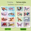 3D Geometric Collage DIY Creative Educational Stickers for Early Learning and Concentration Skills