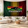 Arazzo da Parete Penrith Panthers, Appeso a Parete in Tessuto Morbido, Sfondo Decorativo per Camera da Letto, Arte da Parete per la Casa