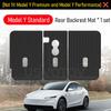 Floor Mats for Tesla Model Y Standard  2026 Trunk Mat Cargo Liner Backrest Mats Accessories [Not Fit Premium and Performance]