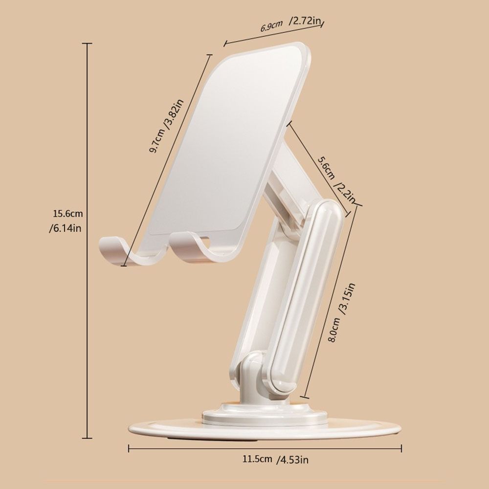 Foldable Mobile Phone Holder 360 Degree Adjustable Tablet Holder  Table Use