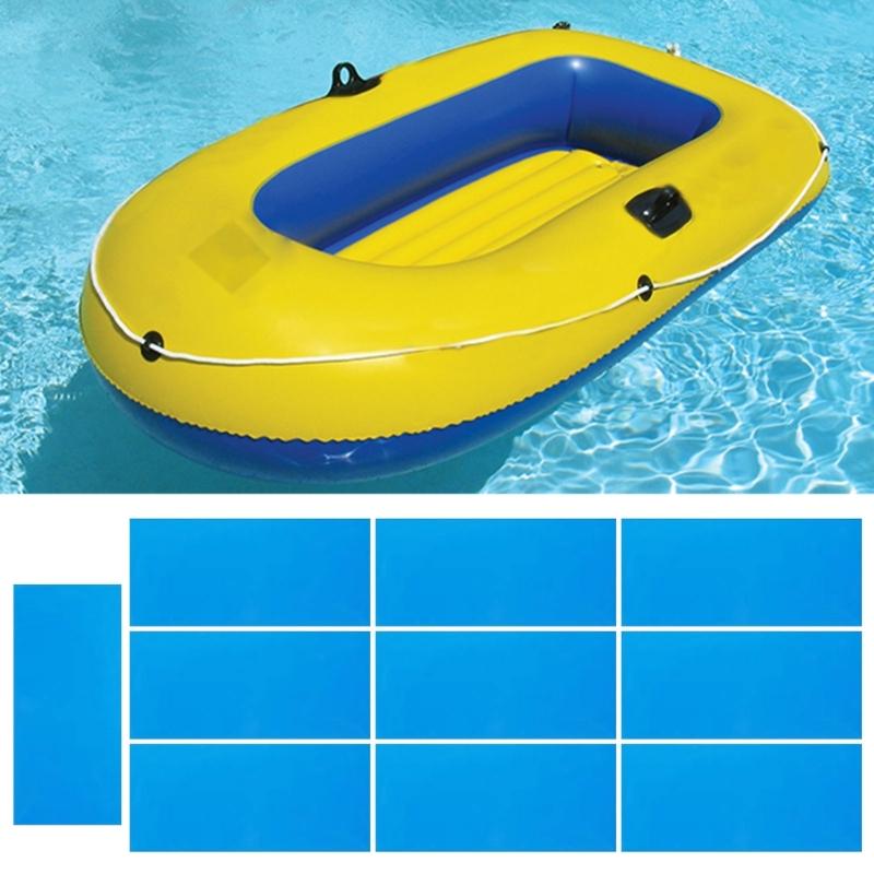 10 Stück Schwimmbecken-Flicken Wasserdicht Selbstklebend PVC Reparaturflicken für Schwimmringe Spielzeug Schlauchboote