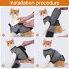 Pet Coat Self-Adhesive Anxiety Jacket Adjustable Post Operative Wrap Shirt Anxiety Vest Stress Relief