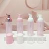 Pet Translucent Pink Press-to-Foam Refillable Cleanser/Mousse/Toothpaste Bottle, 60ml