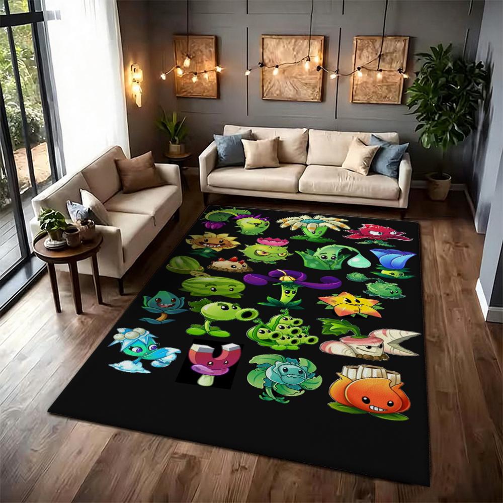 Plants Vs Zombies Carpet Living Room And Bedroom Mats Floor Mats Doormat Office Chair Cushion Room