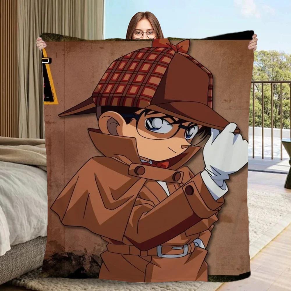 Detective Conan Blanket for Sofa Decoration Home Interior Luxury Blankets & Throw Thin Wadding Blanket King Size