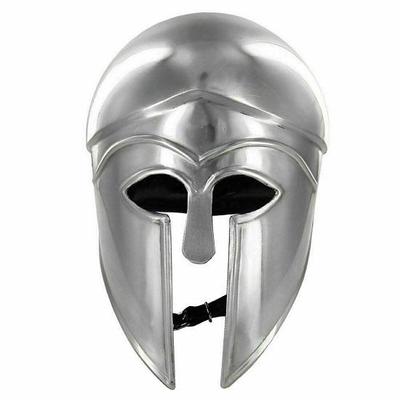 Mittelalterlicher 18 Gauge korinthischer Hopfen beleuchteter griechischer Spartan-Rüstungshelm als Reenactment-Geschenk