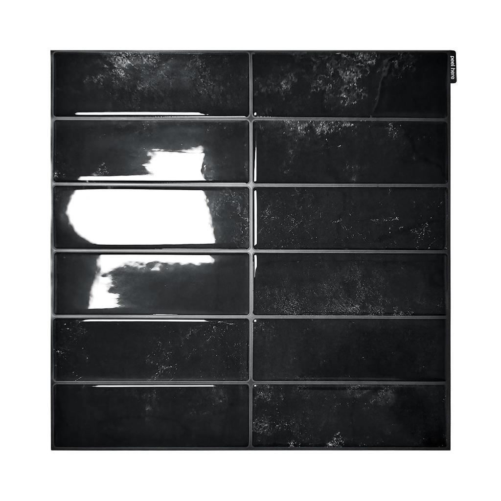 Marble Splicing Irregular Self-Adhesive Waterproof PVC Wall Sticker for Kitchen & Bathroom Decor