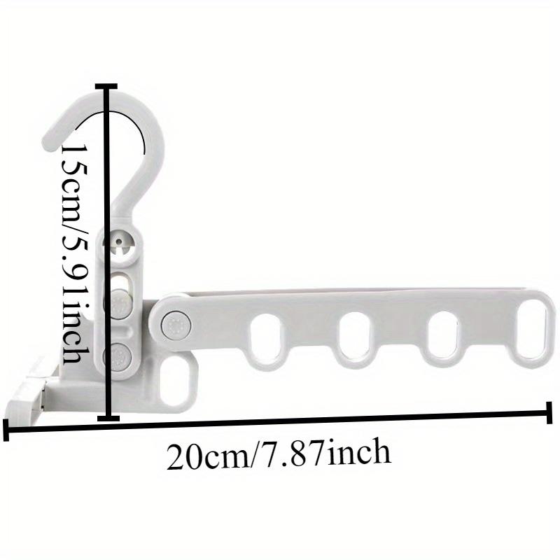 2pc Travel Folding Hanger Bold Multi functional Wall Mounted Five hole Hanger Portable Student Indoor Hanger for Business Travel