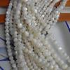 Round Natural White Mother-of-Pearl Beads for DIY Jewelry and Bracelets