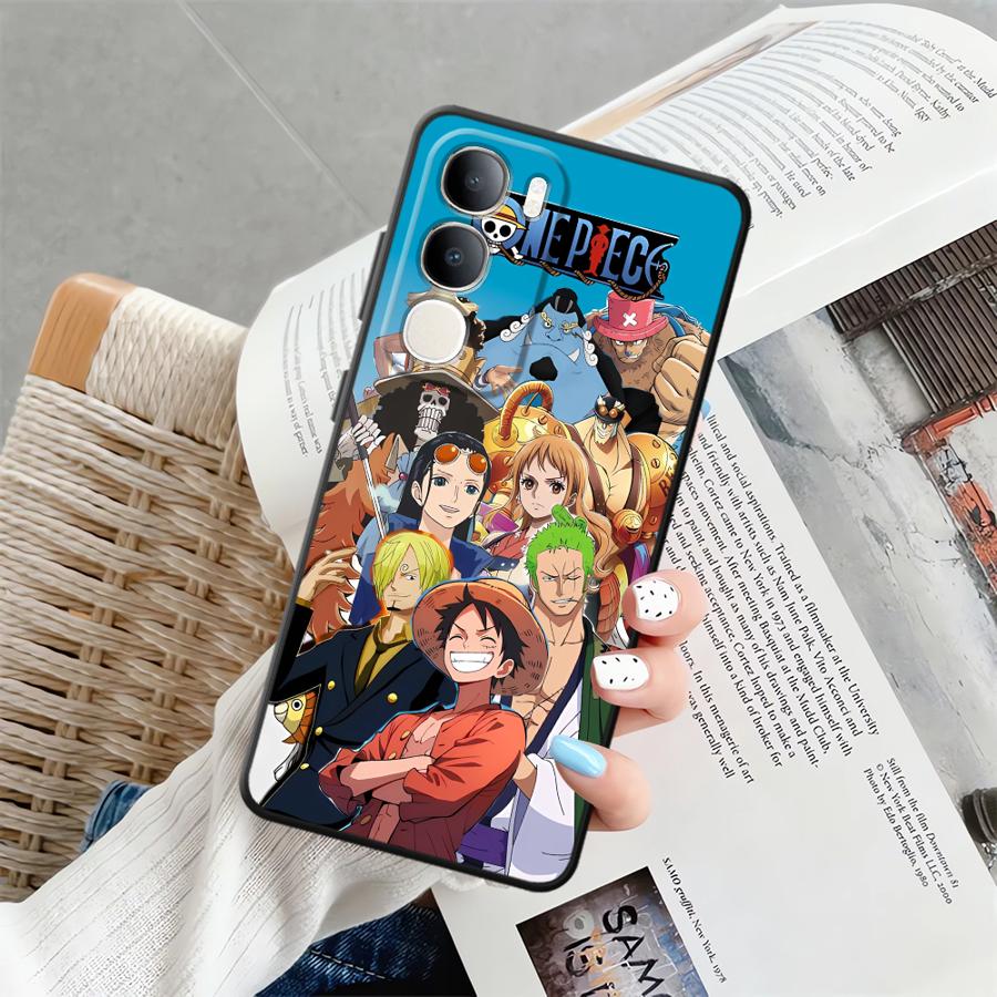 Phone Cover Case for Vivo Y71 Y91 Y75 Y81 V25 V30 Y53S V27 Y51S Y78 Y50 Y95 V21E V23 V29 Y52S Y93 Anime Luffy Zoro