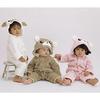 Baby Fashion Romper Fluffy Towel Fleece Bear Coverall 785002 Brown Size 80